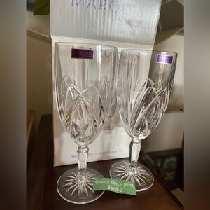 Waterford crystal wine glasses set of four